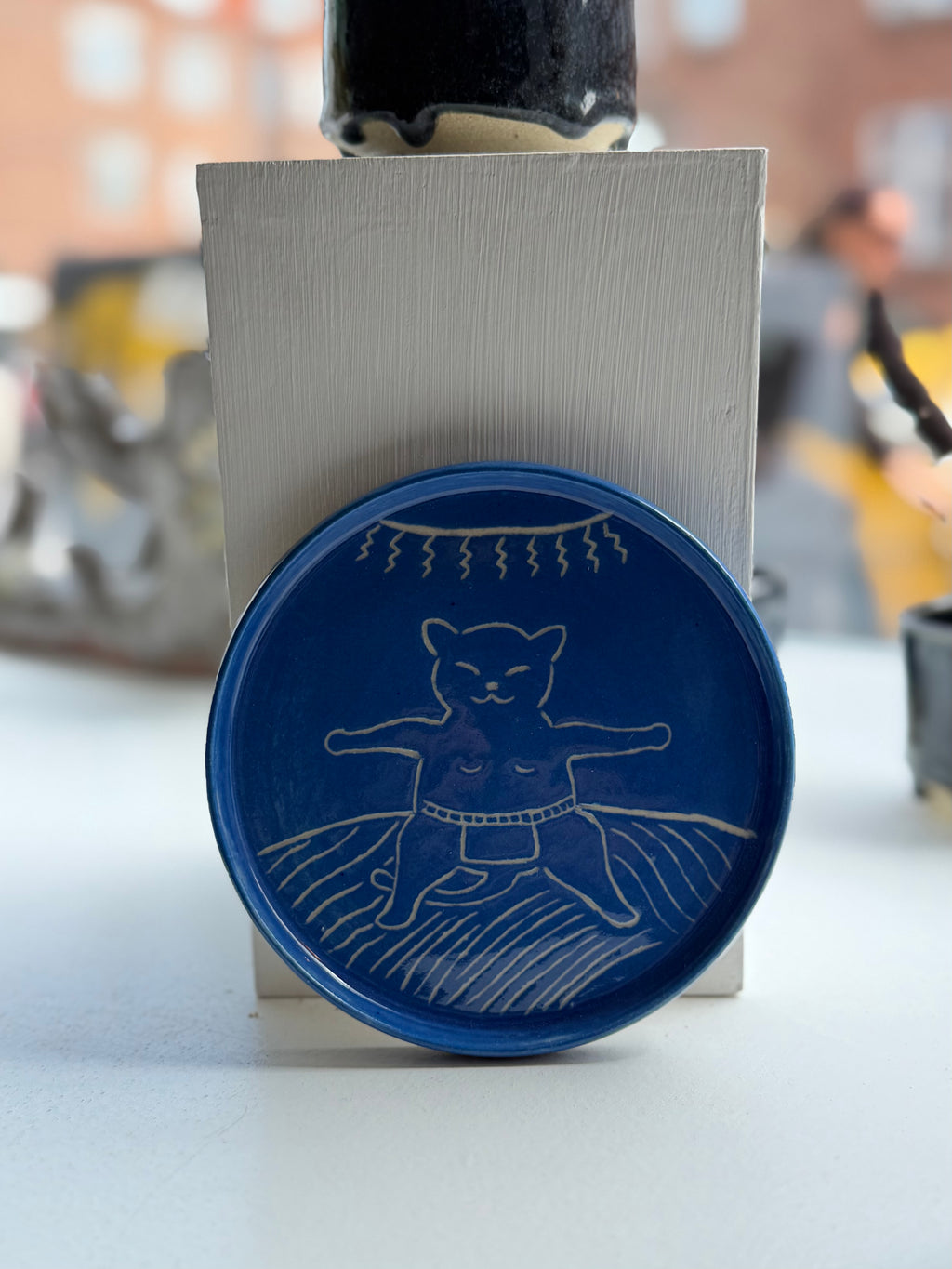 Sumocat plate blue