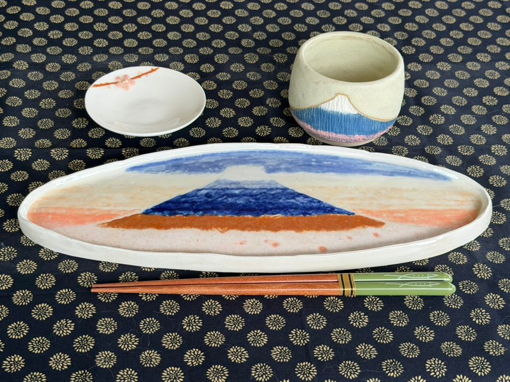 Mt. Fuji serving plate