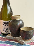 Aurora in Danish Sky - Sake set with 2 cups