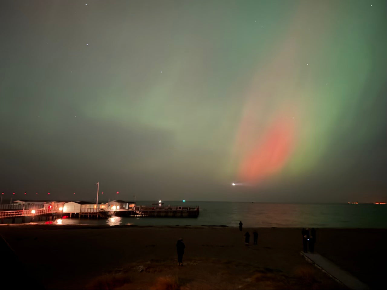 Aurora in Danish Sky - Sake flask only