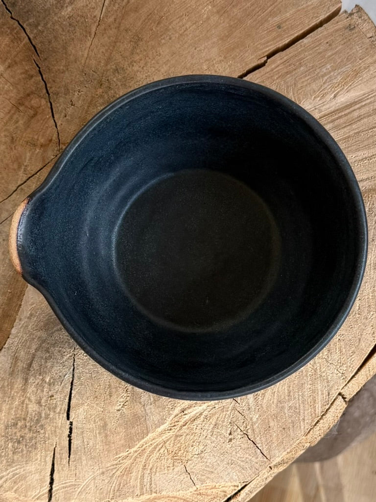 Mat black - Matcha chawan